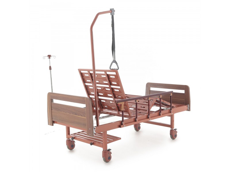 Медицинская кровать Med-Mos E-8 (MМ-2024Д-04 (У)) ЛДСП (2 функции)