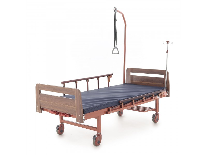 Медицинская кровать Med-Mos E-8 (MМ-2024Д-04 (У)) ЛДСП (2 функции)