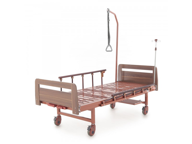 Медицинская кровать Med-Mos E-8 (MМ-2024Д-04 (У)) ЛДСП (2 функции)