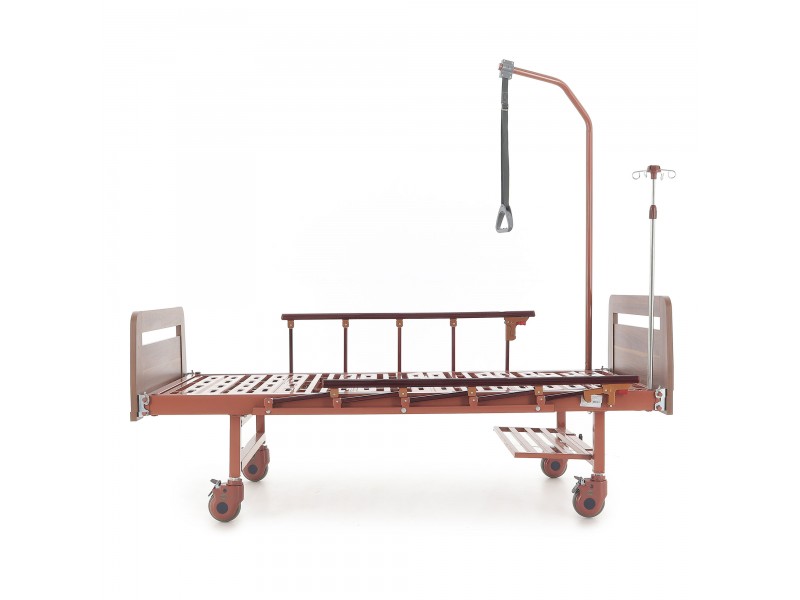 Медицинская кровать Med-Mos E-8 (MМ-2024Д-04 (У)) ЛДСП (2 функции)