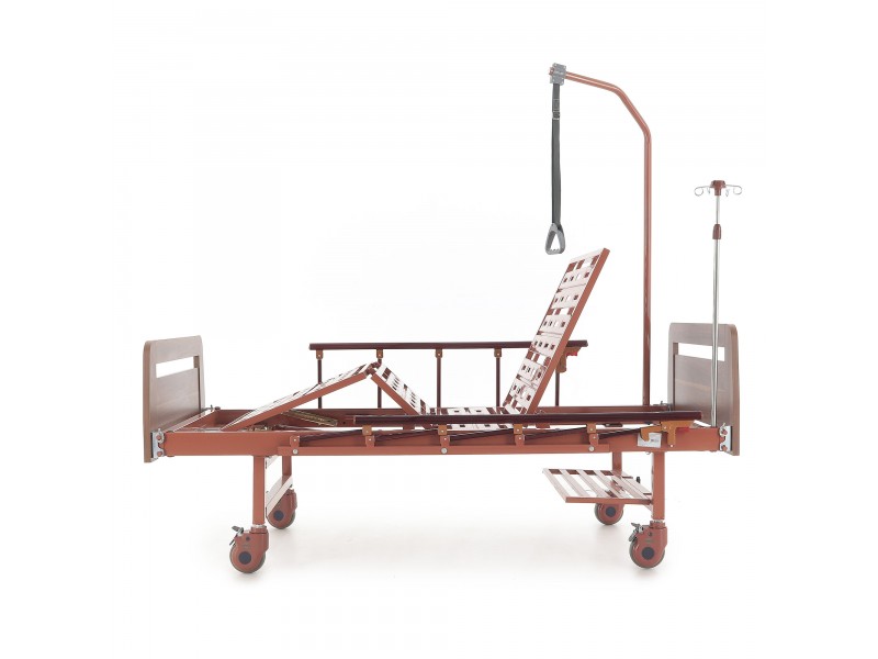 Медицинская кровать Med-Mos E-8 (MМ-2024Д-04 (У)) ЛДСП (2 функции)