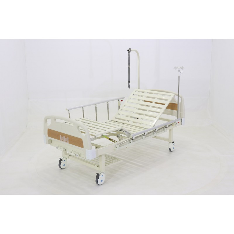 Кровать механическая Med-Mos E-8 (MM-2014Н-02) (2 функции) с полкой и столиком