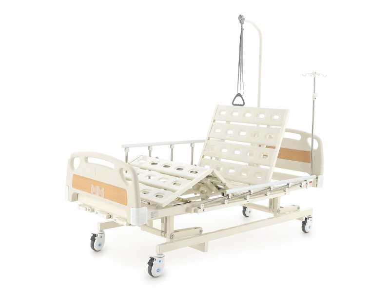 Кровать механическая Med-Mos E-31 (ММ-3014Н-00) (3 функции) с растоматом и полкой