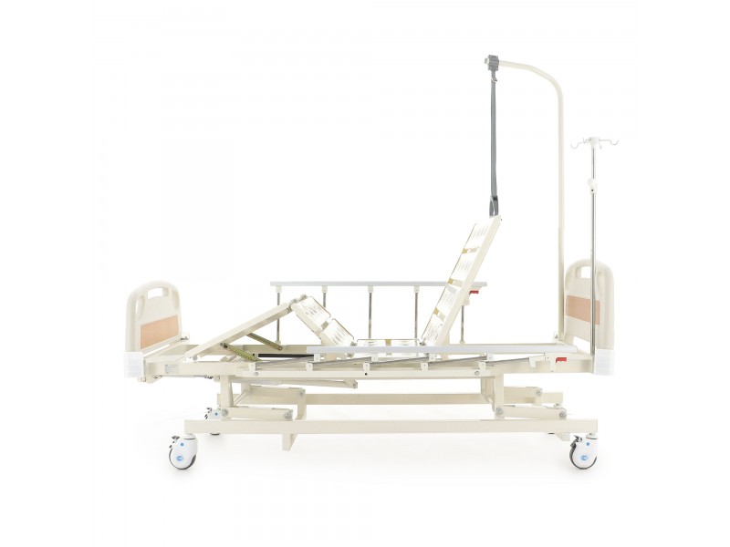 Кровать механическая Med-Mos E-31 (ММ-3014Н-00) (3 функции) с растоматом и полкой