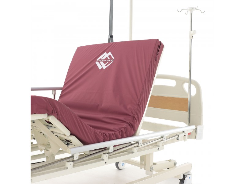 Кровать механическая Med-Mos E-31 (ММ-3014Н-00) (3 функции) с растоматом и полкой