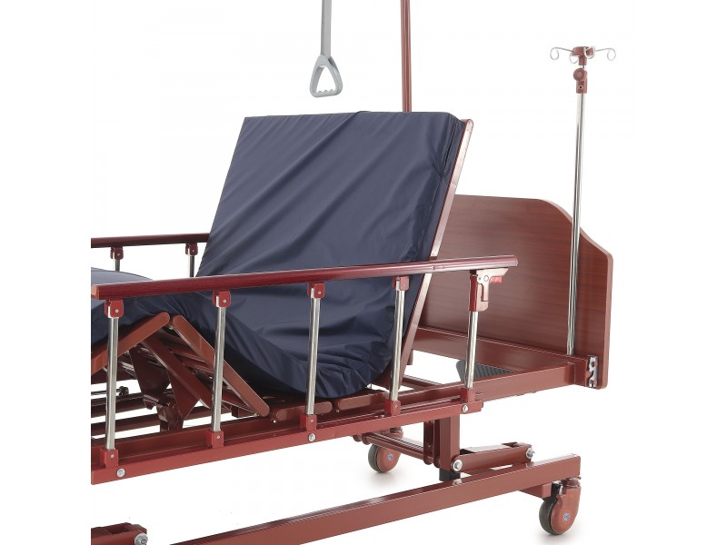 Кровать механическая Med-Mos E-31 (ММ-3024Н-00) (3 функции) с растоматом и полкой