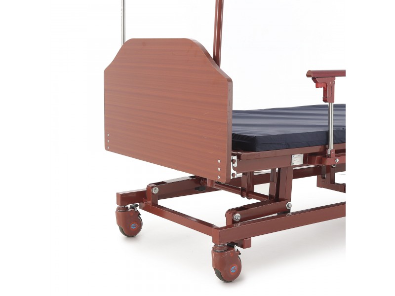 Кровать механическая Med-Mos E-31 (ММ-3024Н-00) (3 функции) с растоматом и полкой