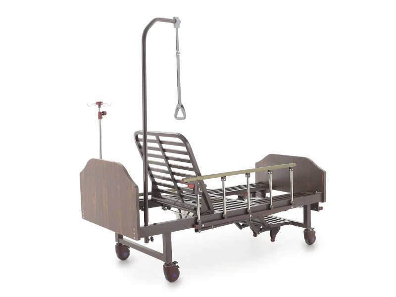 Кровать механическая Med-Mos YG-6 (ММ-2124Н-12) ЛДСП с туалетным устройством и судном с крышкой, функцией «кардиокресло»