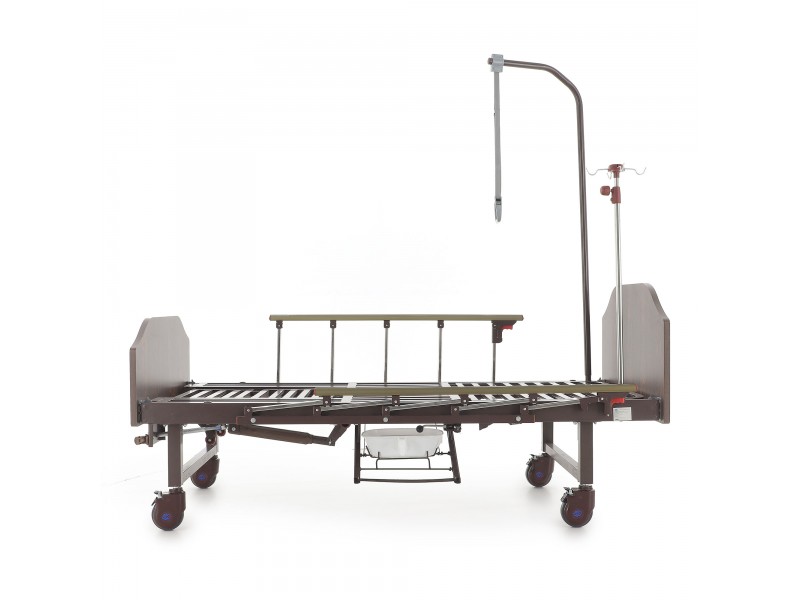Кровать механическая Med-Mos YG-6 (ММ-2124Н-12) ЛДСП с туалетным устройством и судном с крышкой, функцией «кардиокресло»