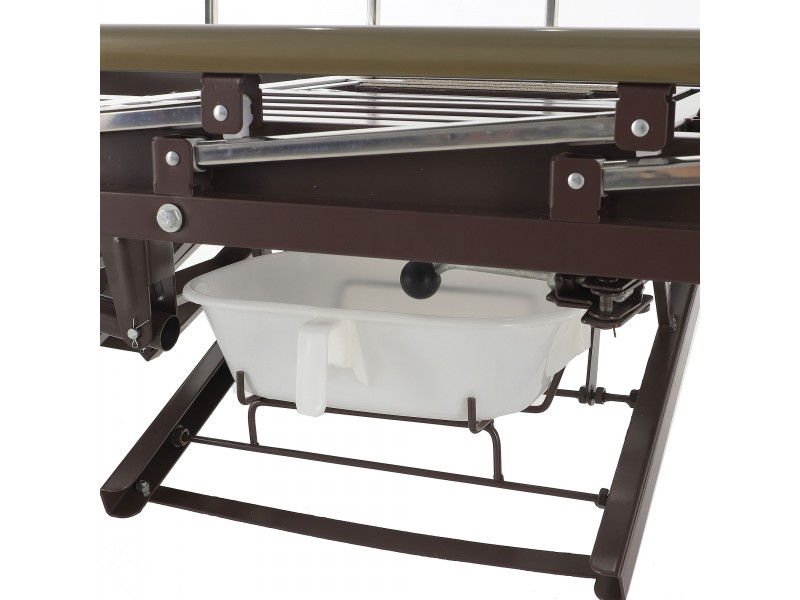 Кровать механическая Med-Mos YG-6 (ММ-2124Н-12) ЛДСП с туалетным устройством и судном с крышкой, функцией «кардиокресло»