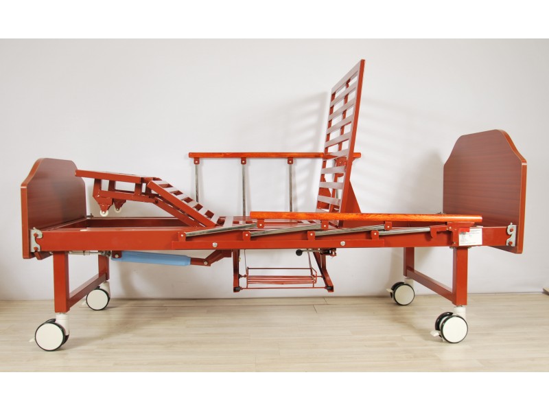 Кровать механическая Med-Mos YG-6 (MM-191ПН) с туалетным устройством и функцией «кардиокресло»