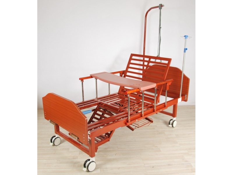 Кровать механическая Med-Mos YG-6 (MM-191ПН) с туалетным устройством и функцией «кардиокресло»