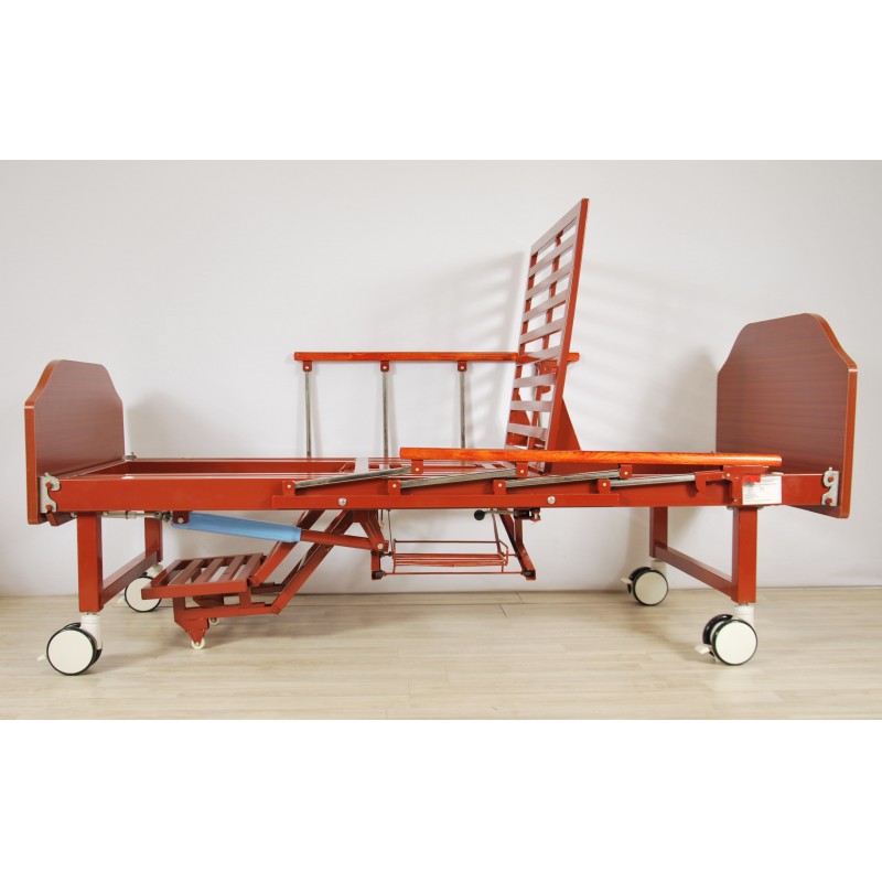 Кровать механическая Med-Mos YG-6 (MM-191ПН) с туалетным устройством и функцией «кардиокресло»