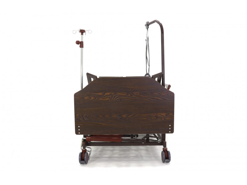 Кровать механическая Med-Mos  E-45A  (ММ-5124-01) с боковым переворачиванием, туалетным устройством и функцией «кардиокресло»