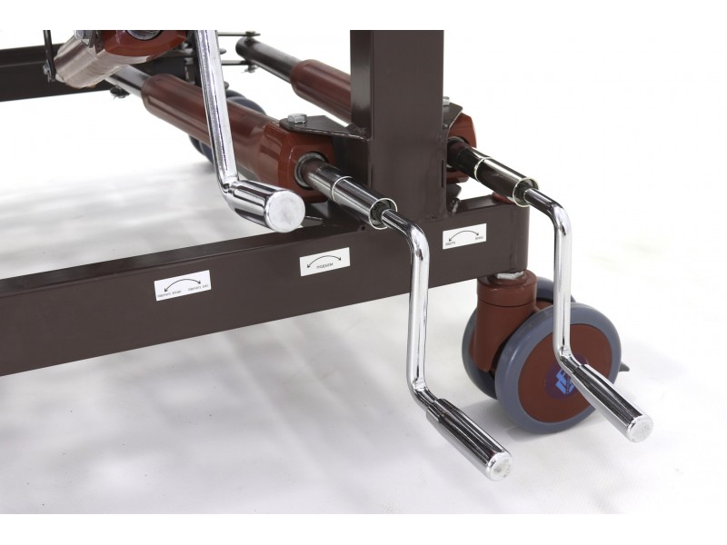 Кровать механическая Med-Mos  E-45A  (ММ-5124-01) с боковым переворачиванием, туалетным устройством и функцией «кардиокресло»