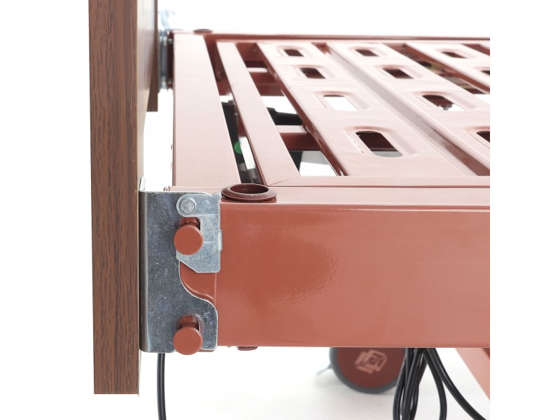 Кровать электрическая Med-Mos DB-7 (МЕ-2028Д-00)(2 функции) коричневый