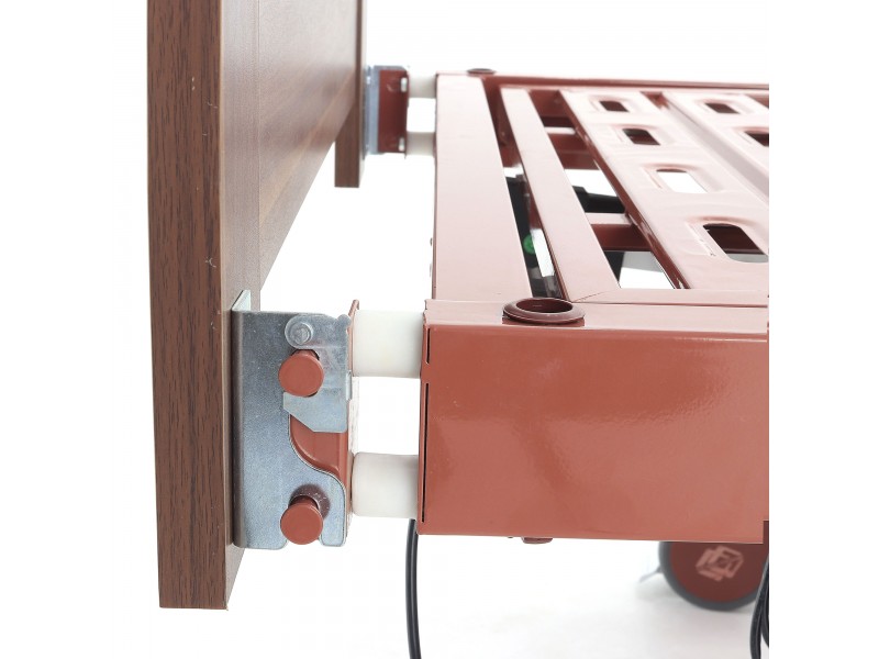 Кровать электрическая Med-Mos DB-7 (МЕ-2028Д-00)(2 функции) коричневый