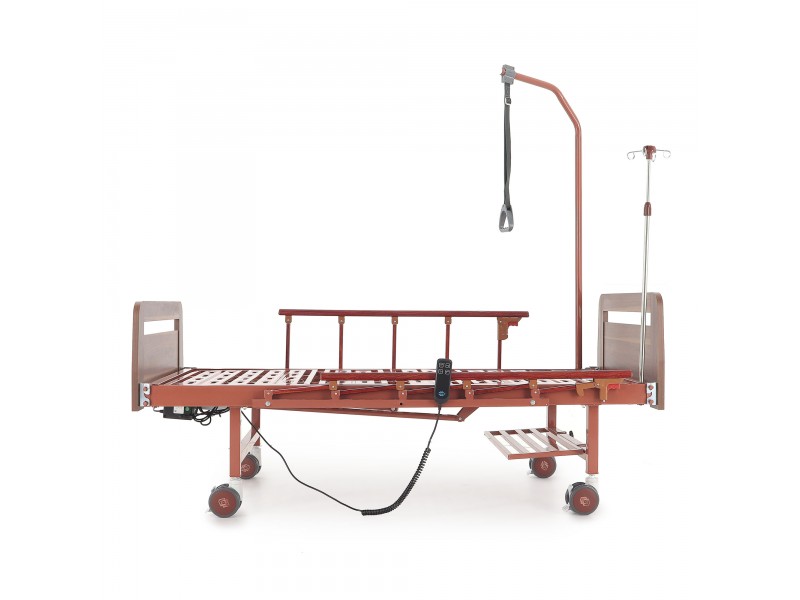 Кровать электрическая Med-Mos DB-7 (МЕ-2028Д-00)(2 функции) коричневый