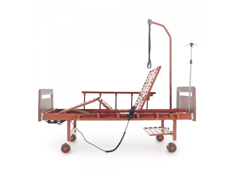 Кровать электрическая Med-Mos DB-7 (МЕ-2028Д-00)(2 функции) коричневый