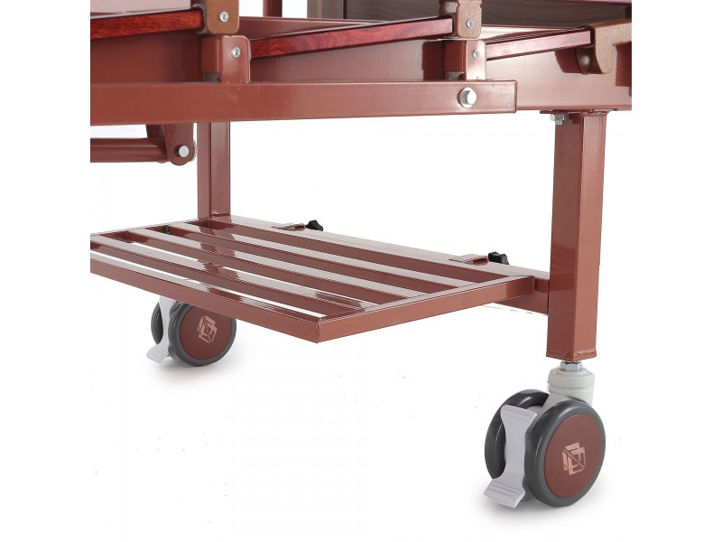 Кровать электрическая Med-Mos DB-7 (МЕ-2028Д-00)(2 функции) коричневый