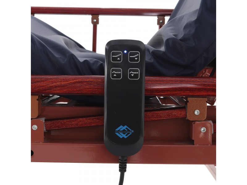 Кровать электрическая Med-Mos DB-7 (МЕ-2028Д-00)(2 функции) коричневый