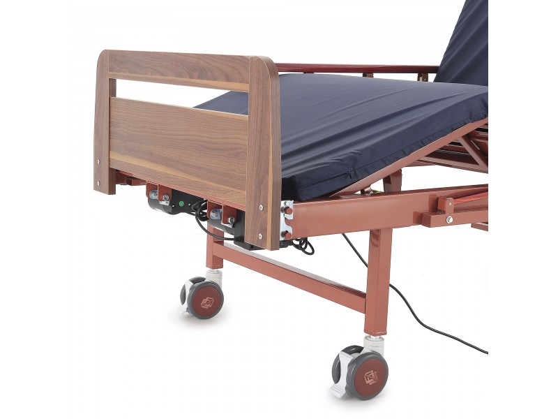 Кровать электрическая Med-Mos DB-7 (МЕ-2028Д-00)(2 функции) коричневый