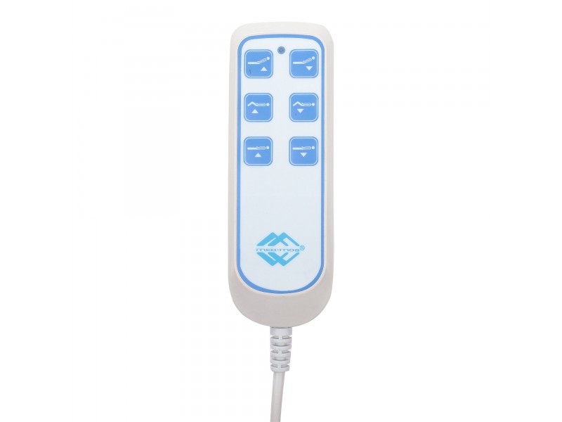 Кровать электрическая Med-Mos DB-6 (MЕ-3018Н-00) (3 функции) с удлинением ложа, с аккумулятором