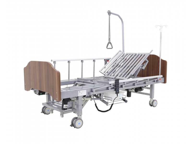 Кровать электрическая Med-Mos YG-3 (МЕ-5228Н-11) с боковым переворачиванием, туалетным устройством и функцией «кардиокресло»