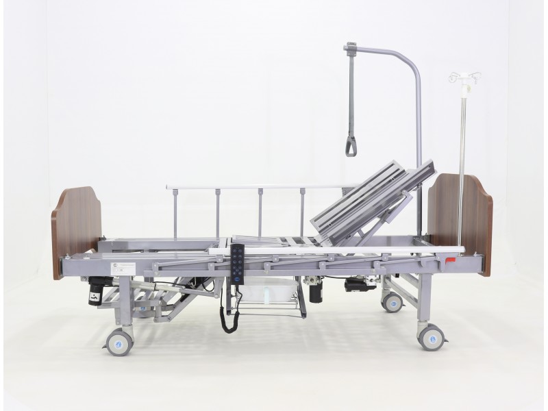 Кровать электрическая Med-Mos YG-3 (МЕ-5228Н-11) с боковым переворачиванием, туалетным устройством и функцией «кардиокресло»