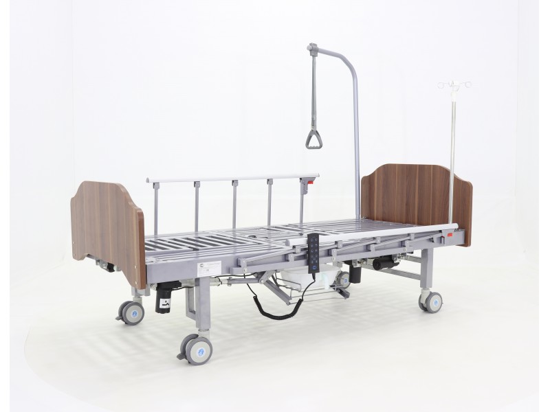 Кровать электрическая Med-Mos YG-3 (МЕ-5228Н-11) с боковым переворачиванием, туалетным устройством и функцией «кардиокресло»