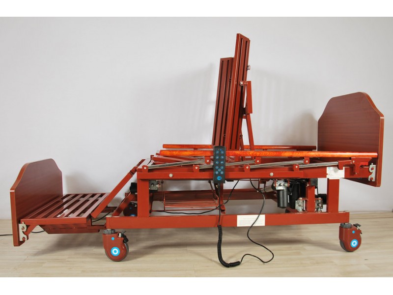 Кровать электрическая DB-11А (МЕ-5228Н-01) Med-Mos с боковым переворачиванием, туалетным устройством и функцией «кардиокресло»