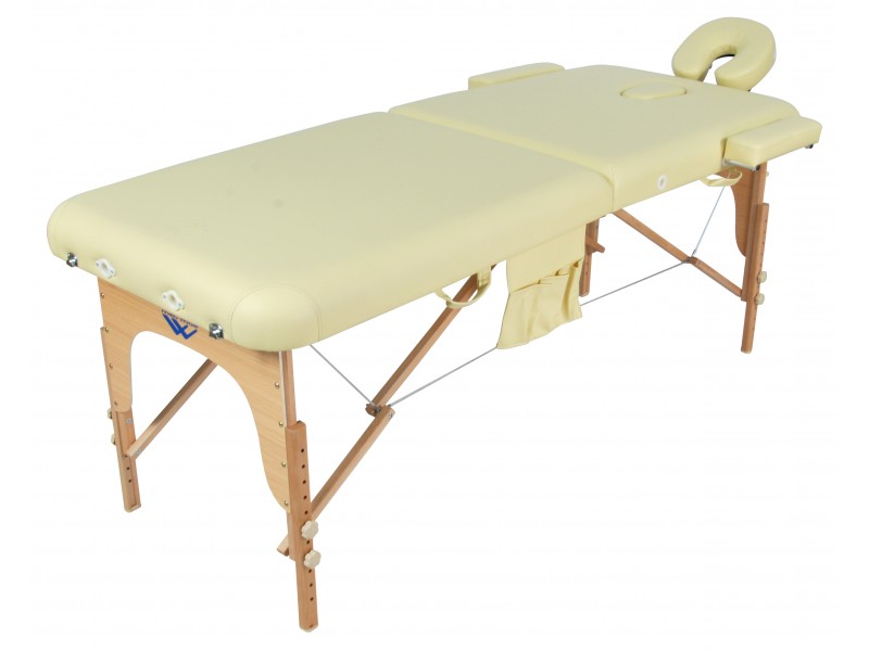 Массажный стол складной деревянный Med-Mos JF-AY01 2-х секционный МСТ-003Л  (PW2.20.10A)