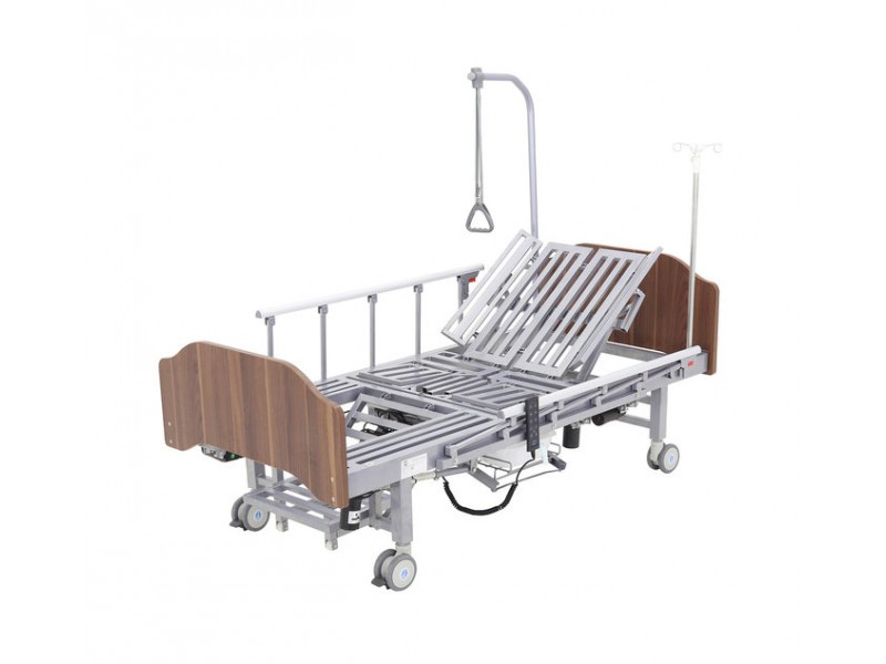 Кровать электрическая Med-Mos YG-3 (МЕ-5228Н-10) с боковым переворачиванием, туалетным устройством и функцией «кардиокресло»