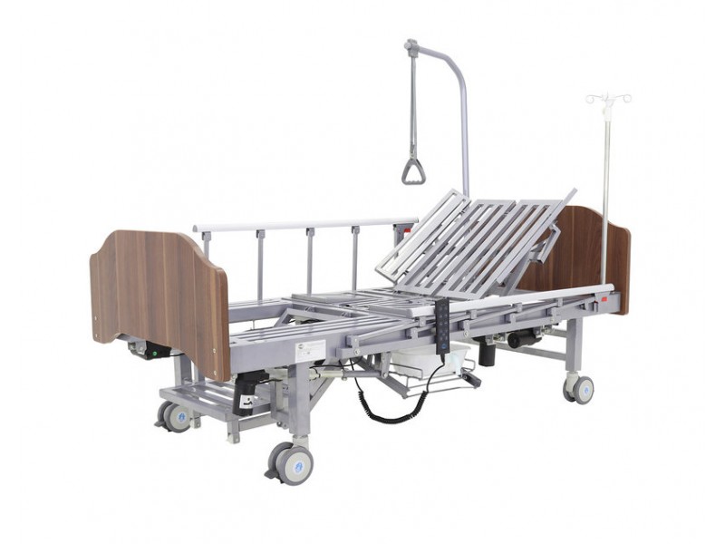 Кровать электрическая Med-Mos YG-3 (МЕ-5228Н-10) с боковым переворачиванием, туалетным устройством и функцией «кардиокресло»