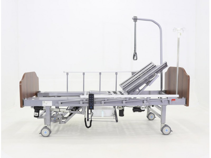 Кровать электрическая Med-Mos YG-3 (МЕ-5228Н-10) с боковым переворачиванием, туалетным устройством и функцией «кардиокресло»