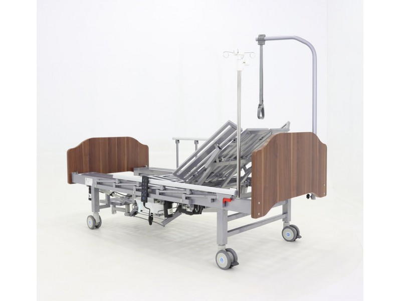 Кровать электрическая Med-Mos YG-3 (МЕ-5228Н-10) с боковым переворачиванием, туалетным устройством и функцией «кардиокресло»