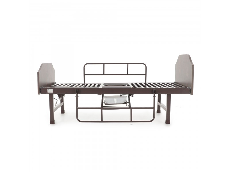 Кровать механическая Med-Mos E-49 (MM-2120Н-00)  с туалетным устройством и функцией «кардиокресло»