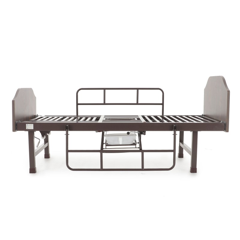 Кровать механическая Med-Mos E-49 (MM-2120Н-00)  с туалетным устройством и функцией «кардиокресло»