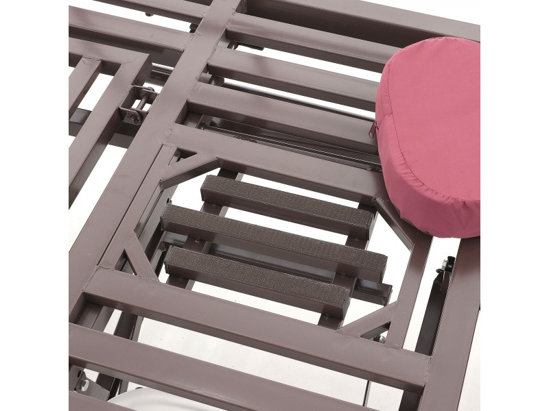 Кровать механическая Med-Mos E-49 (MM-2120Н-00)  с туалетным устройством и функцией «кардиокресло»