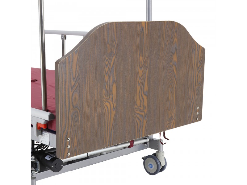 Кровать электрическая Med-Mos DB-11А (МЕ-5228Н-00) ЛДСП Венге с боковым переворачиванием, туалетным устройством и функцией «кардиокресло»