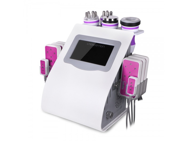 Косметологический аппарат 7 в 1  Mychway MS-54D1S: Диодный липолиз + Кавитация + Радиолифтинг + Вакуум (Wl-919s)