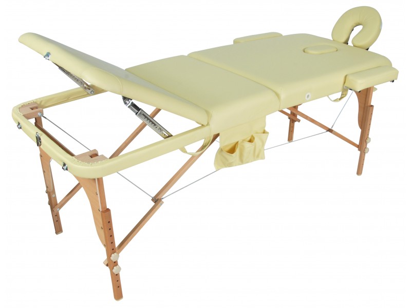 Массажный стол складной деревянный Med-Mos JF-AY01 3-х секционный М/К (МСТ-103Л)
