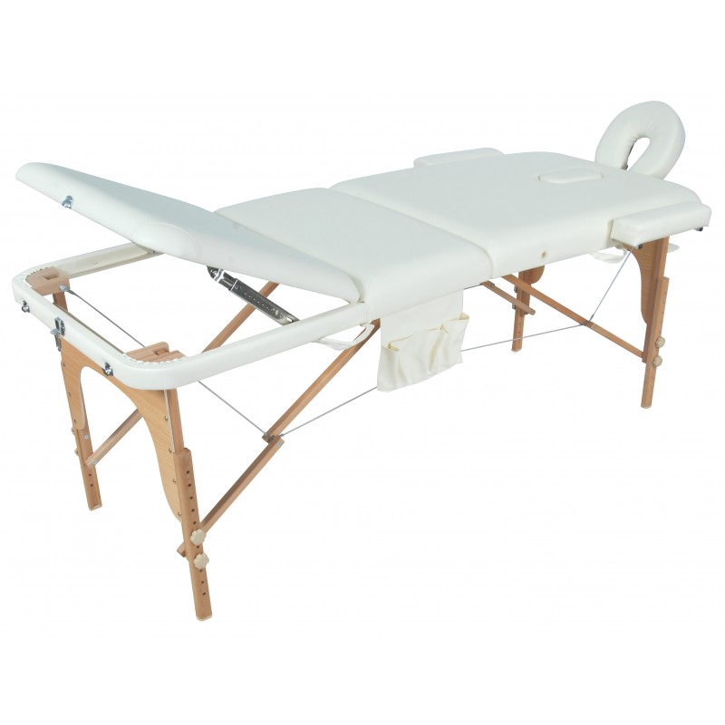Массажный стол складной деревянный Med-Mos JF-AY01 3-х секционный М/К (МСТ-103Л)