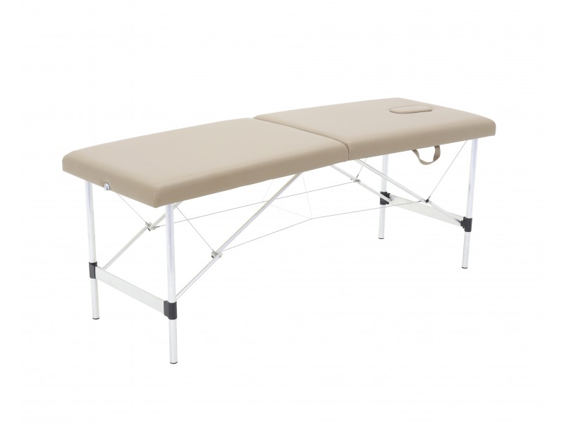 Массажный стол складной алюминиевый Med-Mos JFAL01-F 2-х секционный (с регулировкой высоты)  (PA2.00.00A)