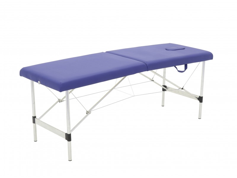 Массажный стол складной алюминиевый Med-Mos JFAL01-F 2-х секционный (с регулировкой высоты)  (PA2.00.00A)