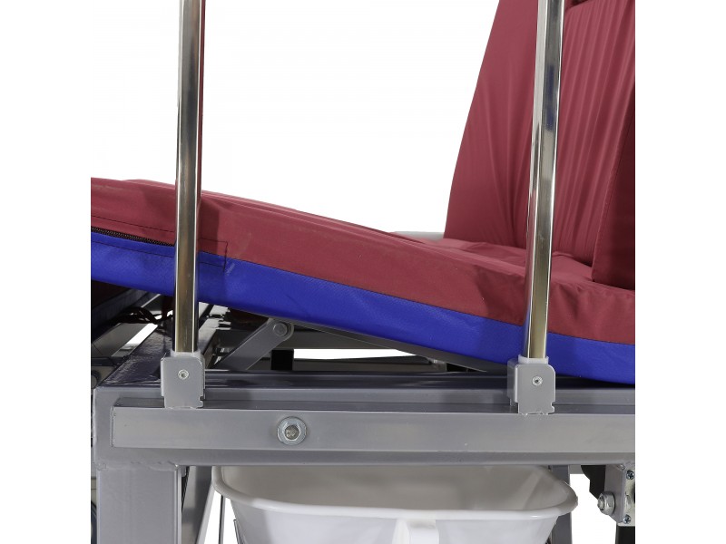 Кровать электрическая Med-Mos DB-11А (МЕ-5228Н-01) ЛДСП Венге с боковым переворачиванием, туалетным устройством и функцией «кардиокресло»