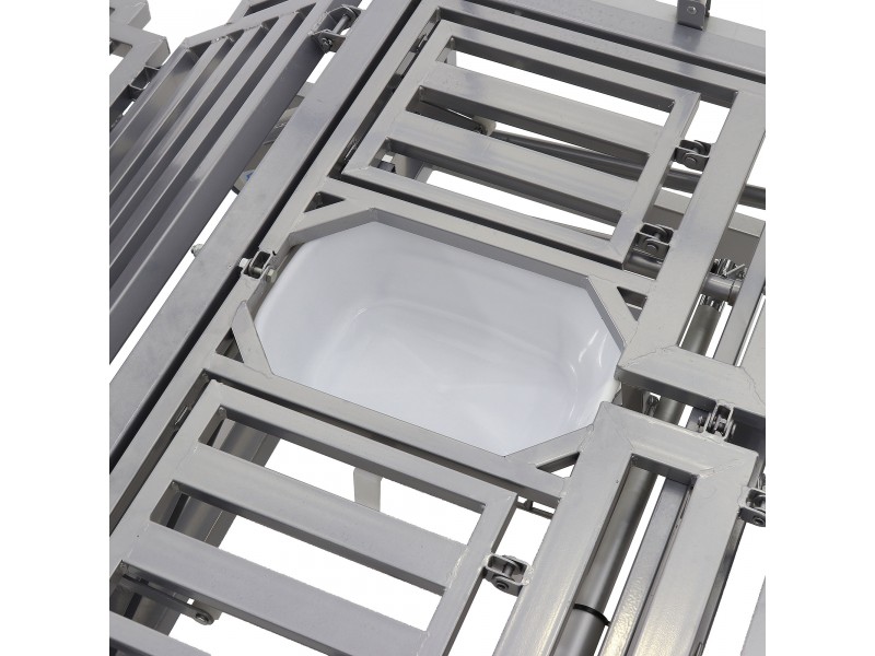 Кровать электрическая Med-Mos DB-11А (МЕ-5228Н-01) ЛДСП Венге с боковым переворачиванием, туалетным устройством и функцией «кардиокресло»