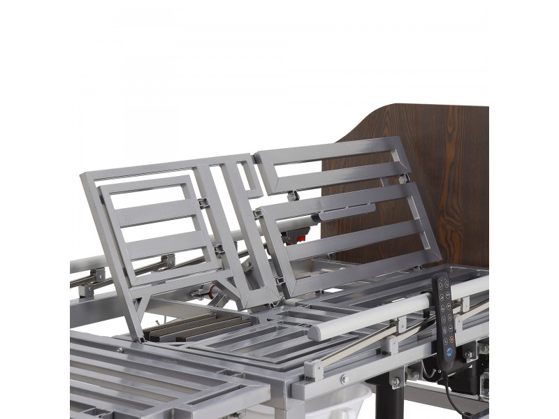 Кровать электрическая Med-Mos DB-11А (МЕ-5228Н-01) ЛДСП Венге с боковым переворачиванием, туалетным устройством и функцией «кардиокресло»