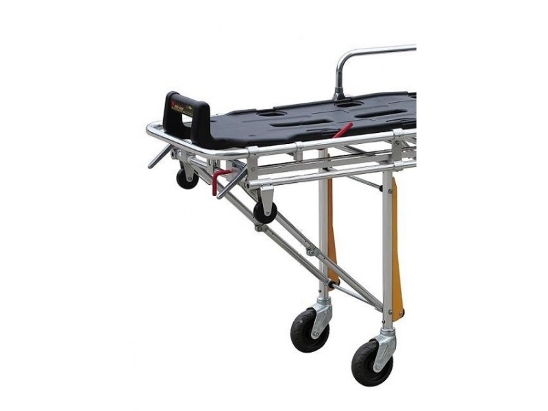 Тележка-каталка Med-Mos YDC-3A два уровня (нержавеющая сталь) для автомобилей скорой помощи