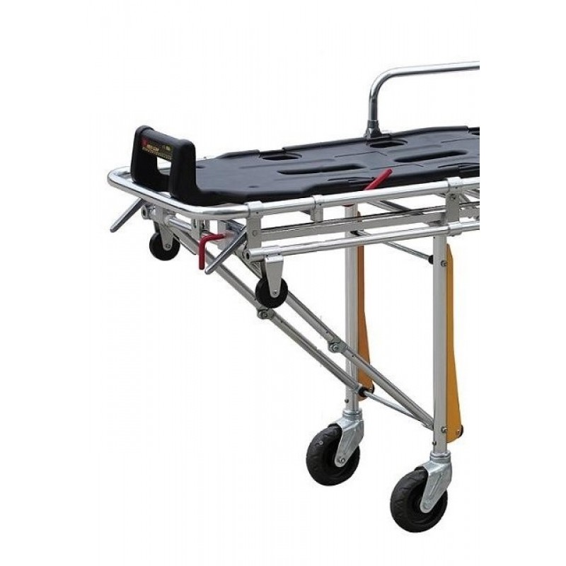 Тележка-каталка Med-Mos YDC-3A два уровня (нержавеющая сталь) для автомобилей скорой помощи